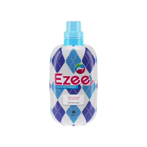 Godrej Ezee Woollen Liquid Detergent For Winterwear- Chiffon & Silks - 1kg