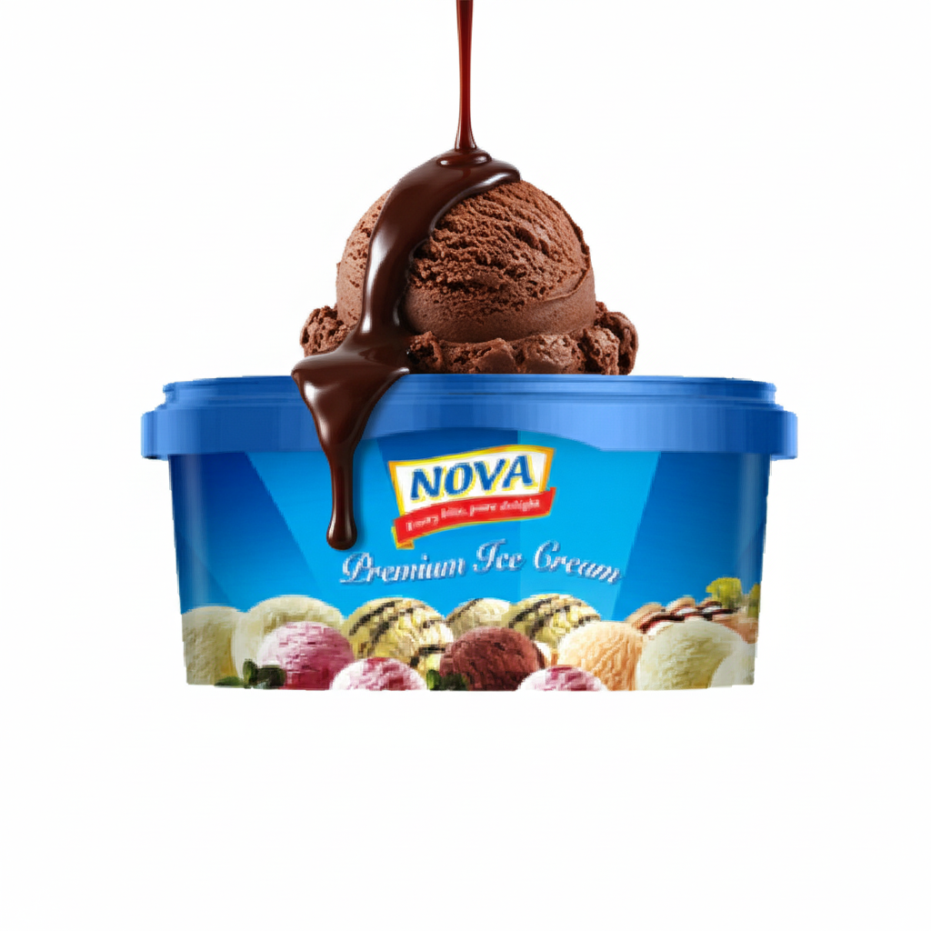 Nova Chocolate Ice Cream - 500ml