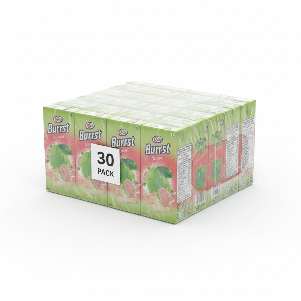 Real Burrst Guava Juice (200ml) - 30pcs