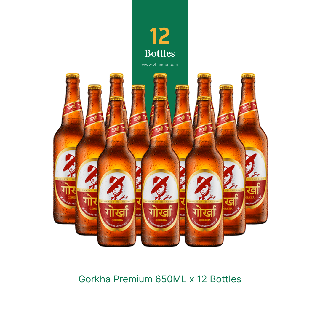 Gorkha Premium Bottle Big (650ml) - 12pcs