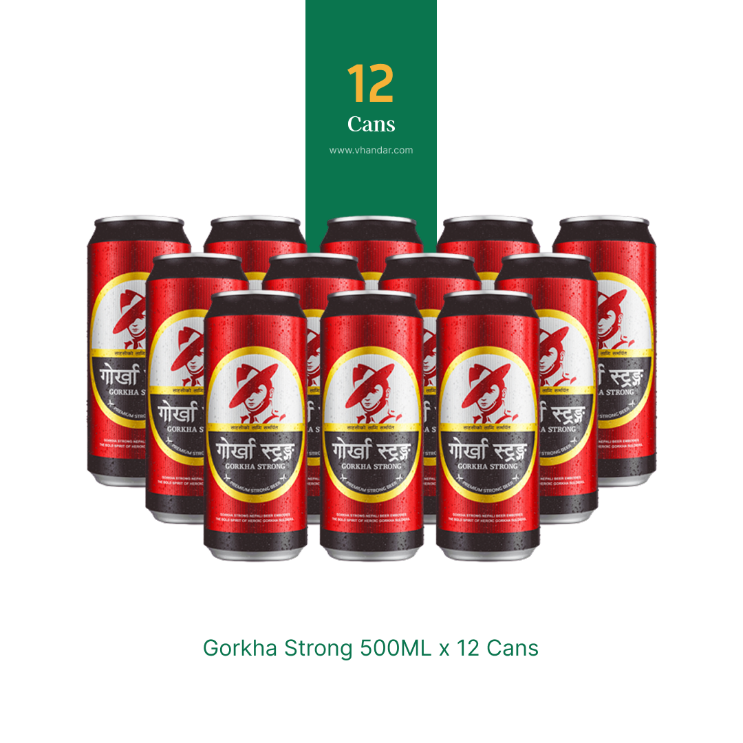 Gorkha Strong Can (500ml) - 1Ctn