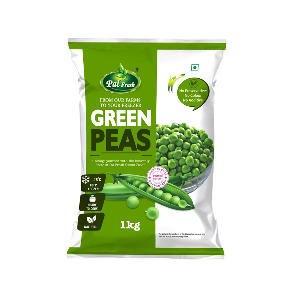 Pal Fresh Frozen Green Peas - 1kg