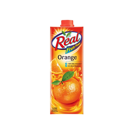 Real Orange Juice (1ltr) - 1pcs
