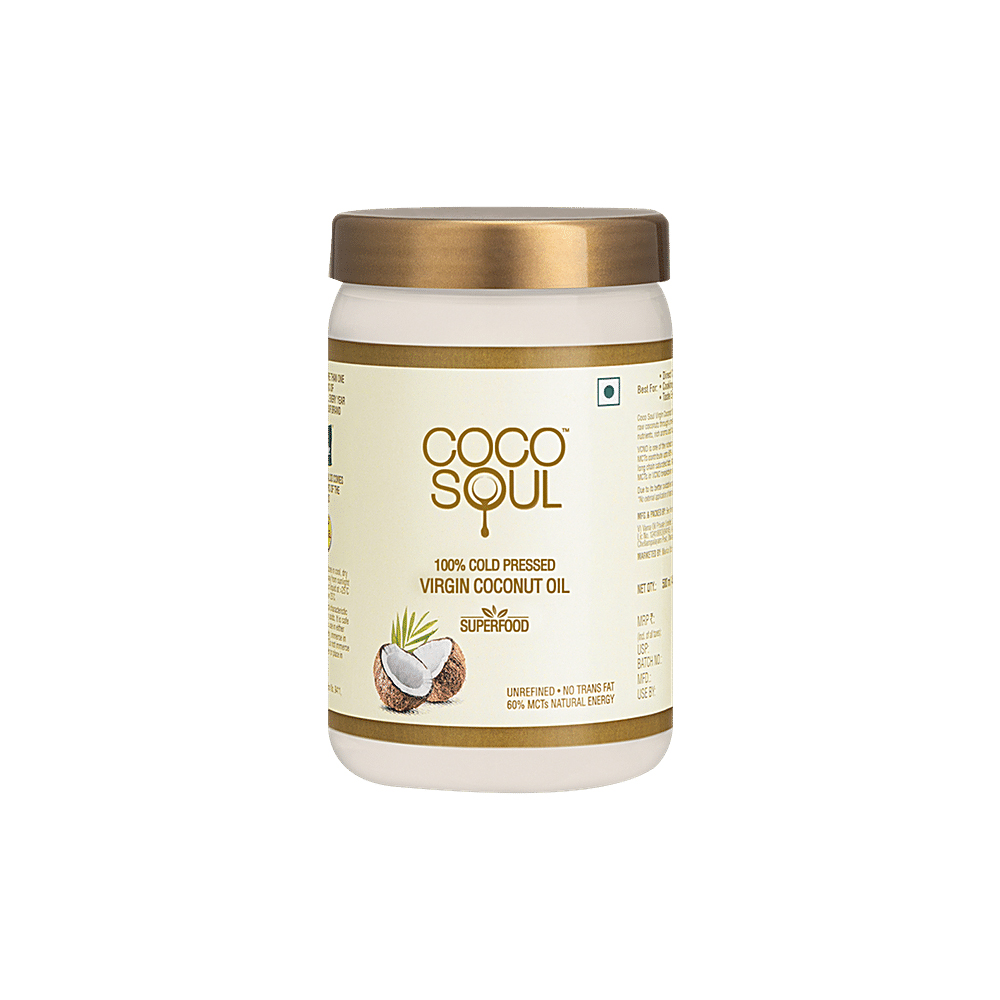 Coco Soul 100% Cold Pressed Virgin Coconut Oil - 500ml