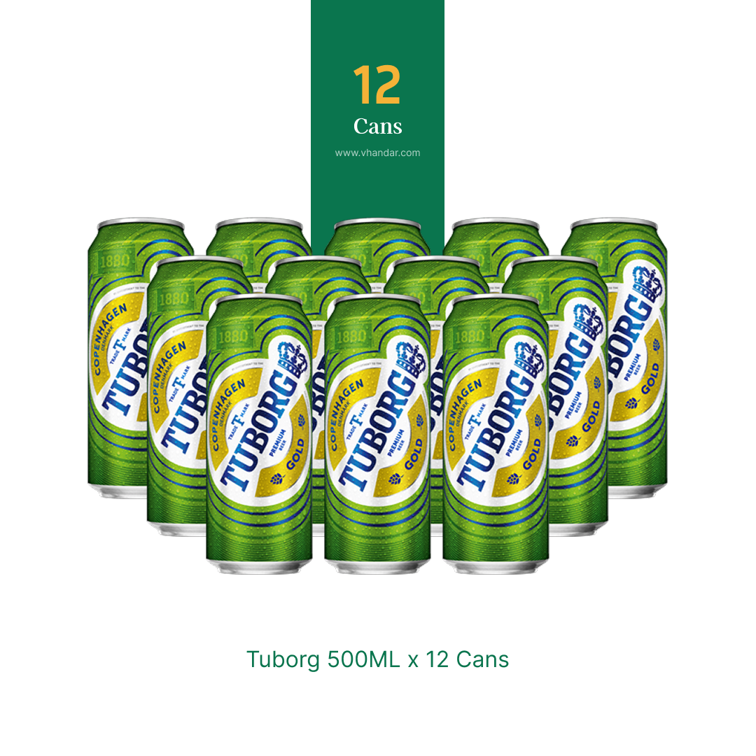 Tuborg Can (500ml) - 12pcs