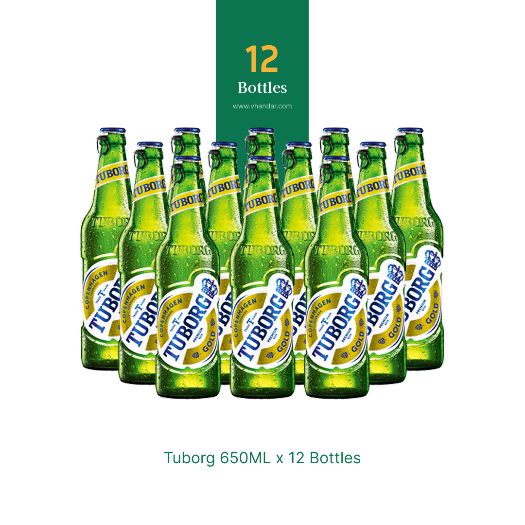 Tuborg Bottle Big (650ml) - 12pcs