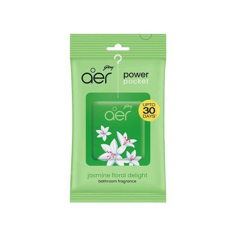 Godrej Aer Power Pocket Jasmine Floral Delight Air Freshener - 10g