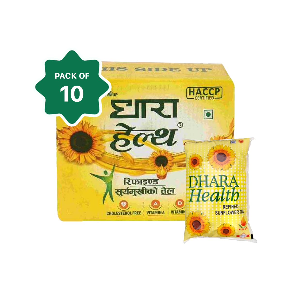Dhara Health Sunflower Oil - 10l