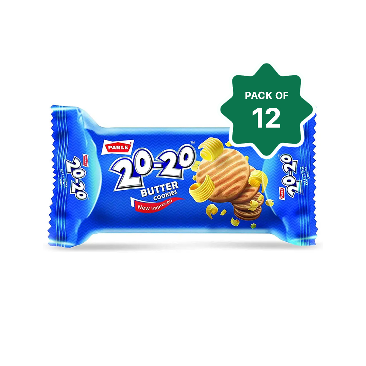 Parle 20-20 Butter Cookies - 12pcs