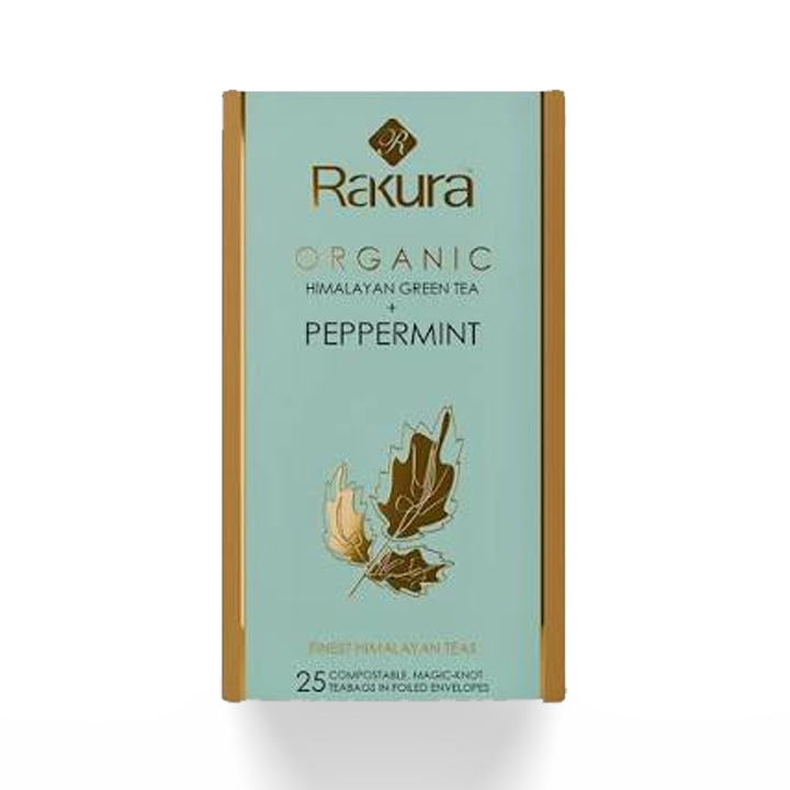 Rakura Organic Pepprermint Himalayan Green Tea (25Tea Bag) - 37.5g