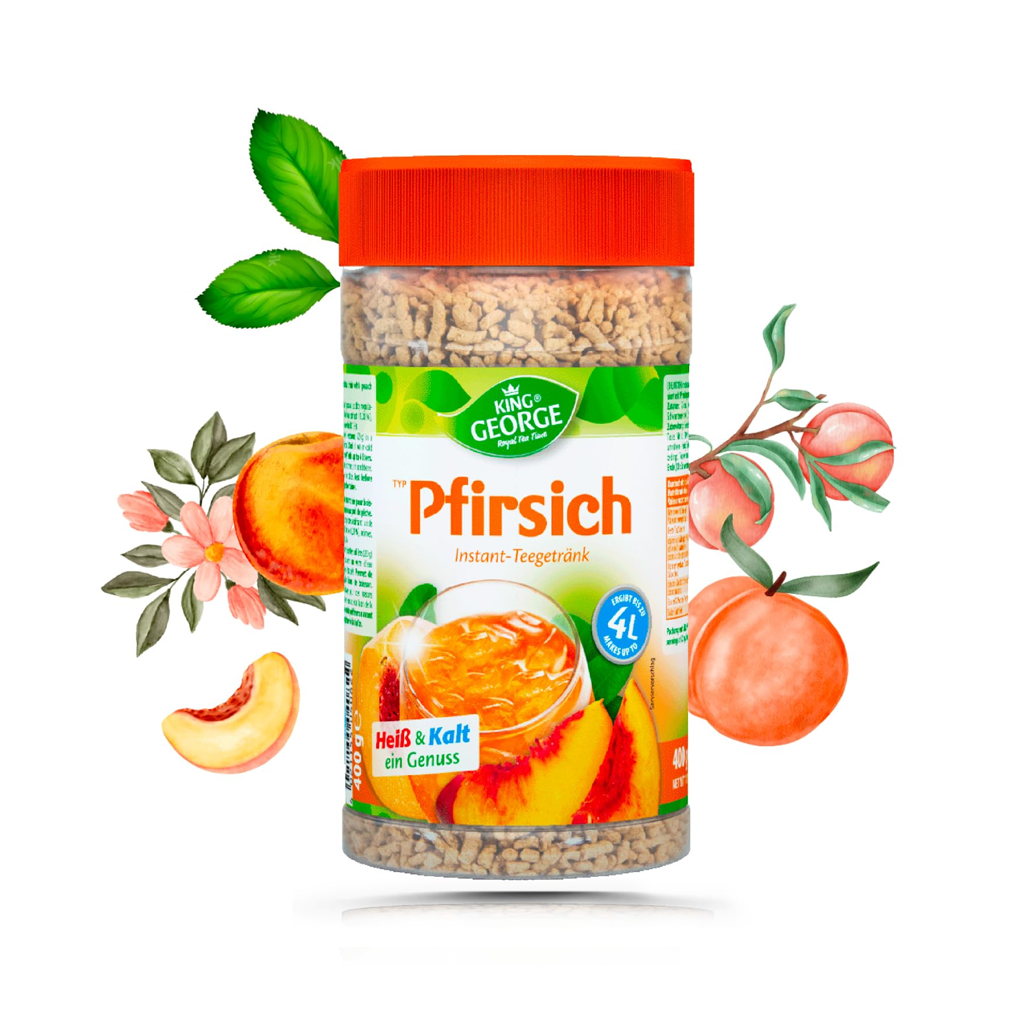 King George Peach Tea Drink - 400g