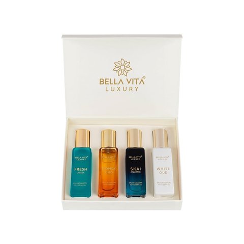 Bella Vita Organic Unisex Luxury Perfume Perfume Gift Set (4x20ml) - 1pack