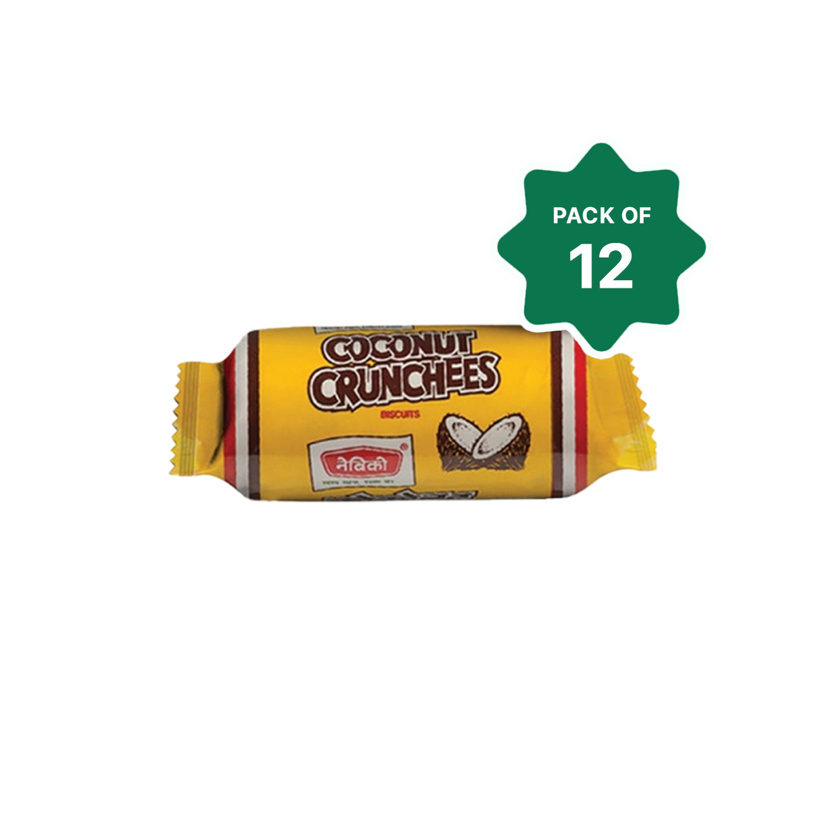 Nebico Coconut Crunchees Biscuits - 12pcs