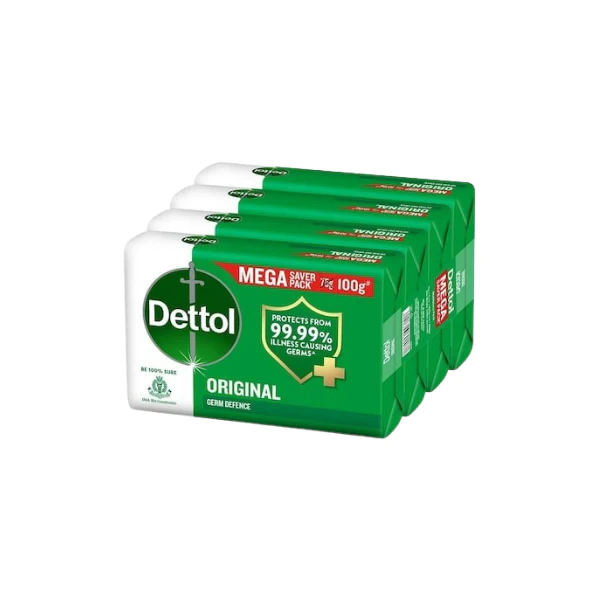 Dettol Soap Original (100gm) - 4pcs
