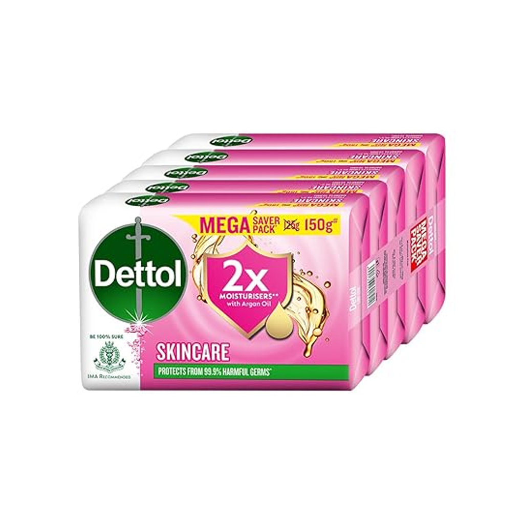 Dettol SkinCare Soap (150gm) - 4pcs