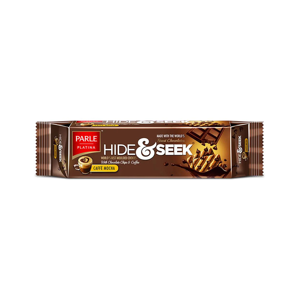 Parle Hide & Seek Caffe Mocha Coffee & Chocolate Chip Cookies - 121g
