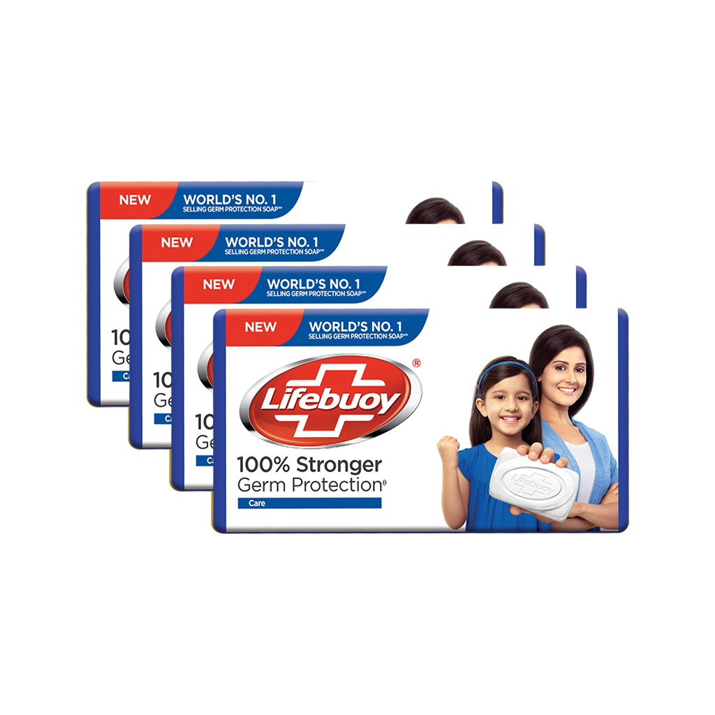 Lifebuoy Care Germ Protection Soap (100gm) - 4pcs