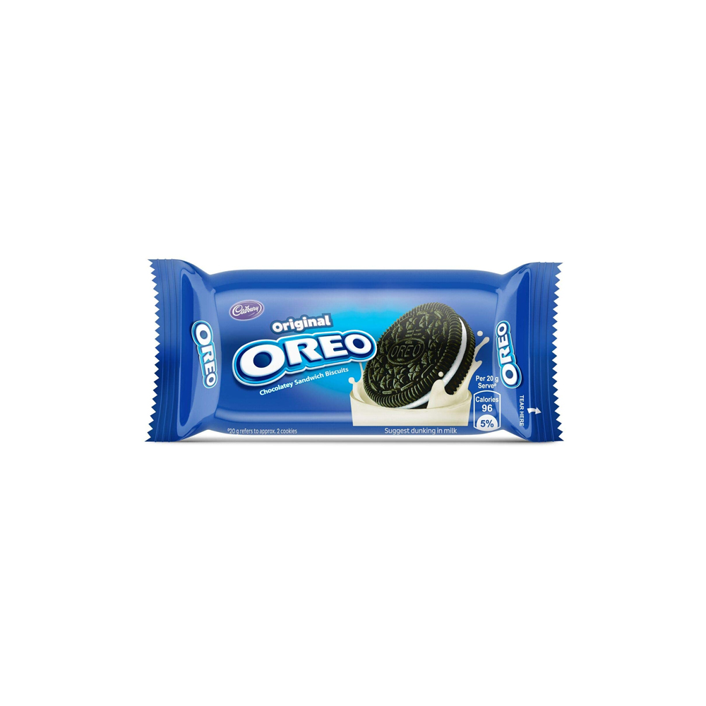 Cadbury Oreo Original Vanilla Sandwich Cream Biscuits (28.75g) - 1pcs