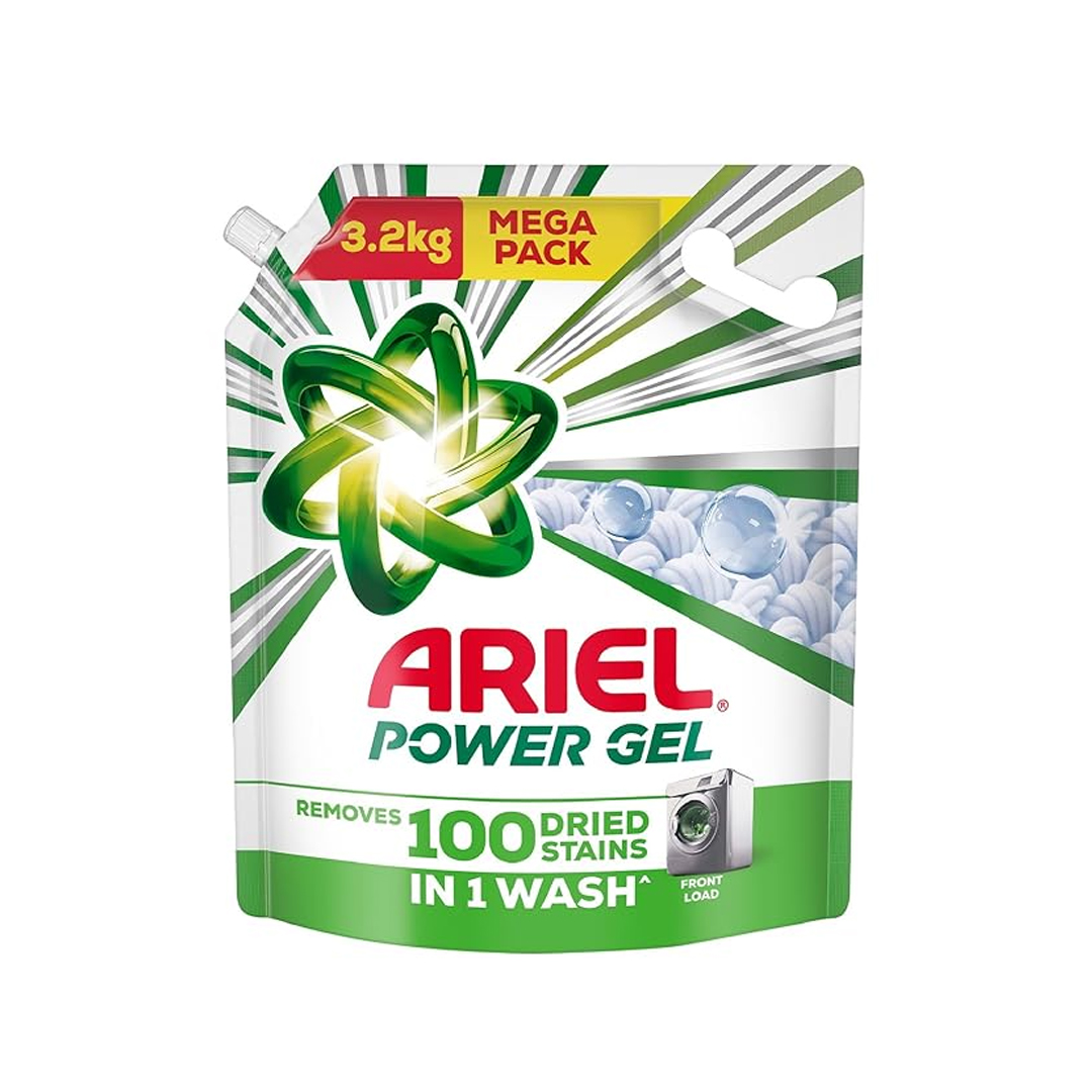 Ariel Power Gel Liquid Detergent for Front Load - 3.2kg