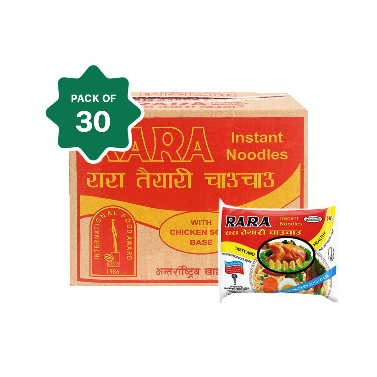 Rara Instant Noodles (60gm) - 30pcs