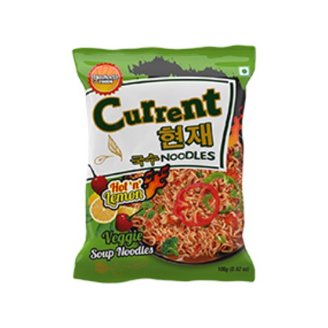 Current Hot and Lemon Veg Noodles (100gm) - 1pcs