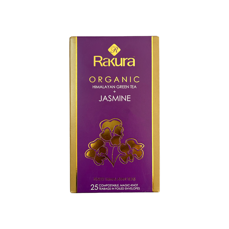 Rakura Organic Jasmine Himalayan Green Tea - 25Bags