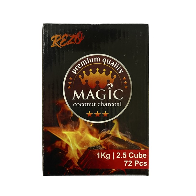 Magic Coconut Charcoal for Hookah (72pcs) - 1kg
