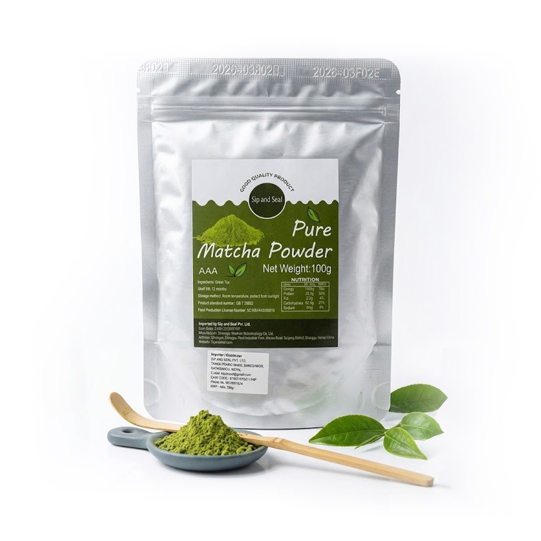 Sip & Seal Matcha Powder - 100g