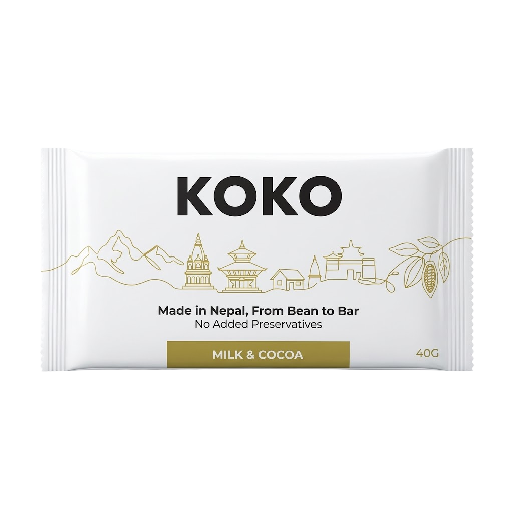 KOKO 70% Milk & Cocoa Chocolate - 40g