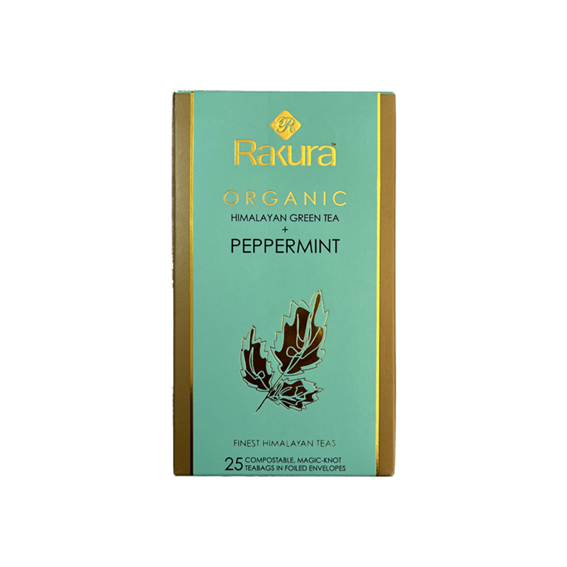 Rakura Organic Pepprermint Himalayan Green Tea - 248Bags