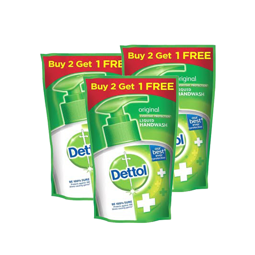 Dettol Original Handwash Refill 175ml (Buy 2 Get 1 Free) - 525ml