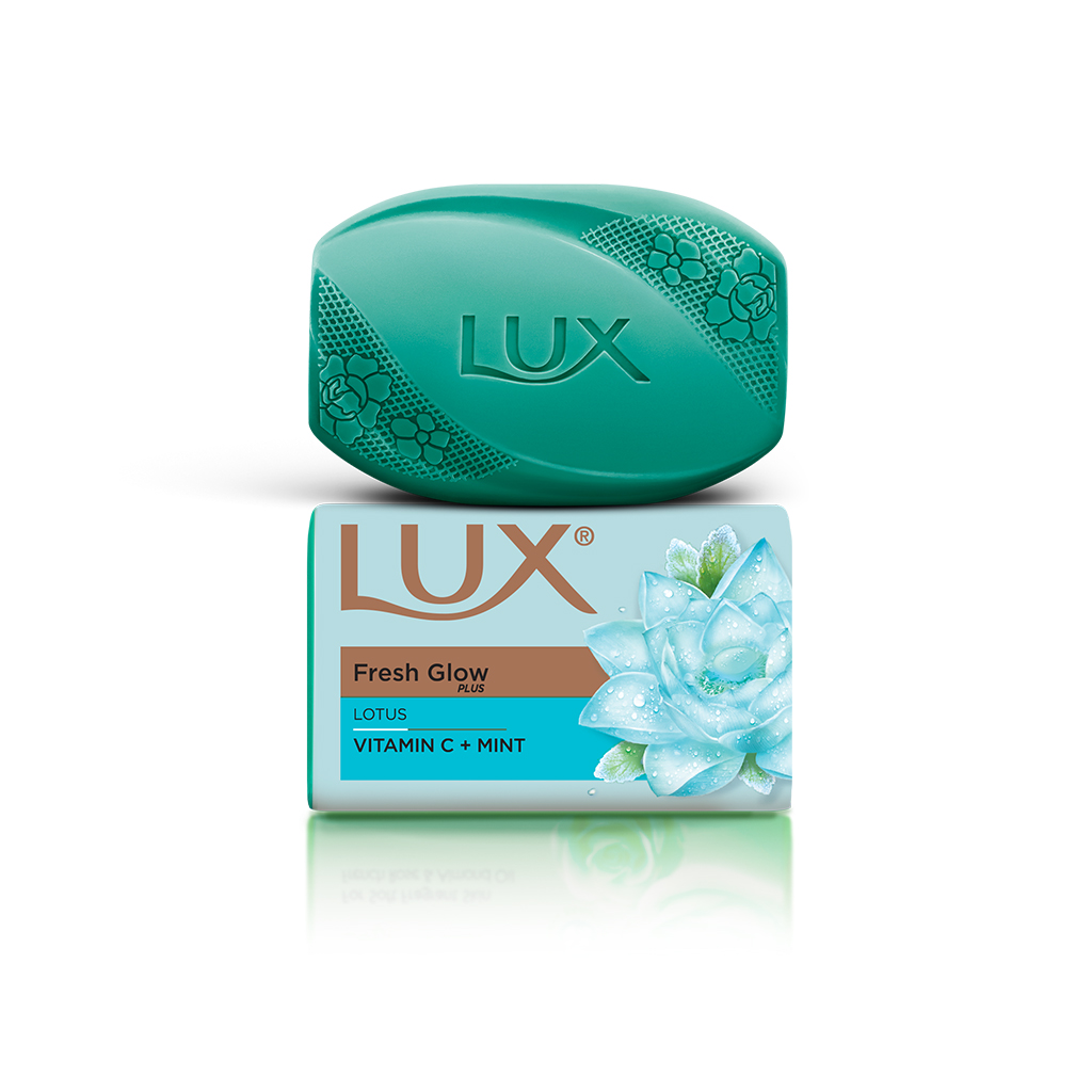 Lux Lotus Fresh Glow Plus Vitamin C + Mint Soap (100gm) - 1pcs