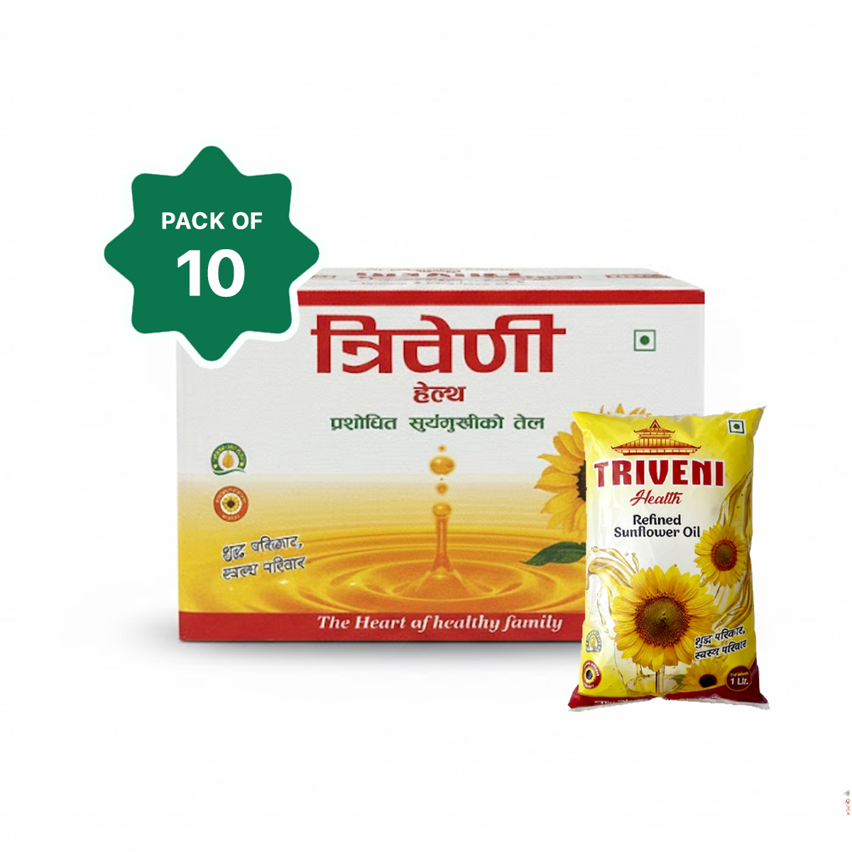 Triveni Sunflower Oil - 10l