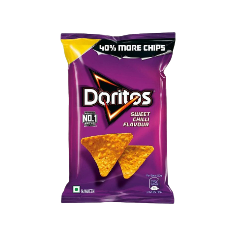 Doritos Sweet Chilli Flavour Nachos Chips - 75g