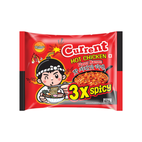 Current 3x Spicy Hot Chicken Flavor Ramen Noodles - 100g