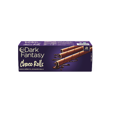 Sunfeast Dark Fantasy Chocc Rolls Choco Creme Filled Wafer Rolls - 60g
