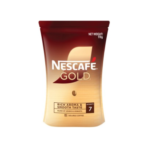 Nescafe Gold Premium Freeze Dried Instant Coffee Refill Pack - 170g