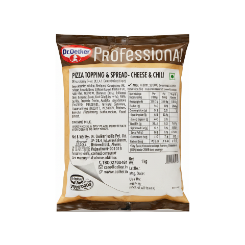 Pizza Topping & Spread- Cheese & Chilli - 1kg