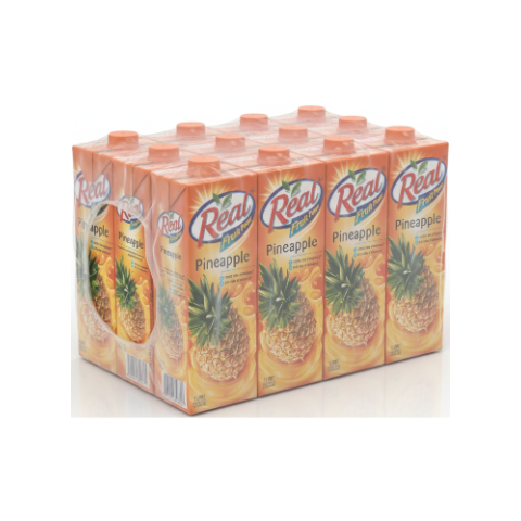 Real Pineapple Juice (1ltr) - 12pcs