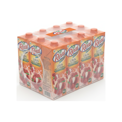 Real Litchi Juice (1ltr) - 12pcs