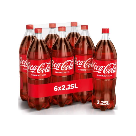 Coca Cola- Coke (2.25ltr) - 6pcs