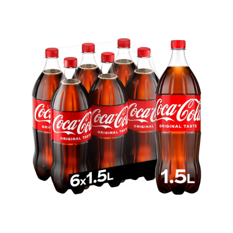 Coca Cola- Coke (1.5ltr) - 6pcs