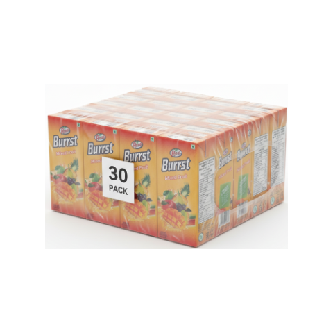 Real Burrst Mixed Fruit Juice (200ml) - 30pcs