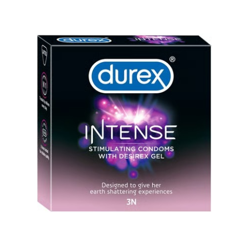 Durex Intense Stimulating Condom with Desirex Gel - 3N