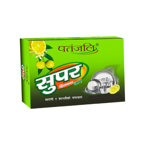 Patanjali Super Dish Wash Bar - 150g